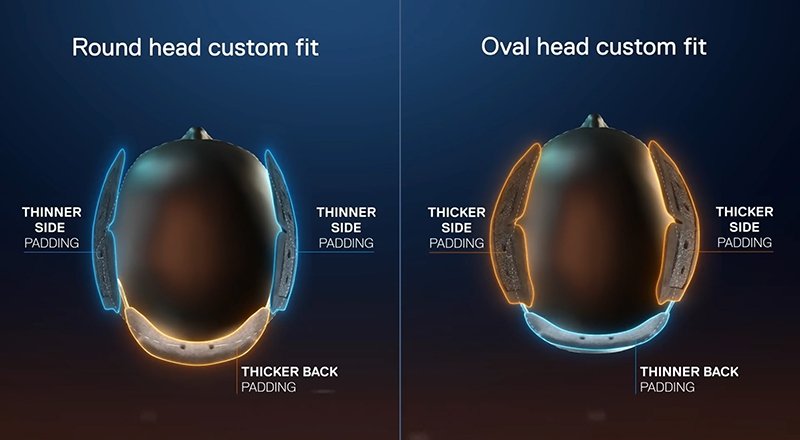 Schuberth C5 helmet custom fit